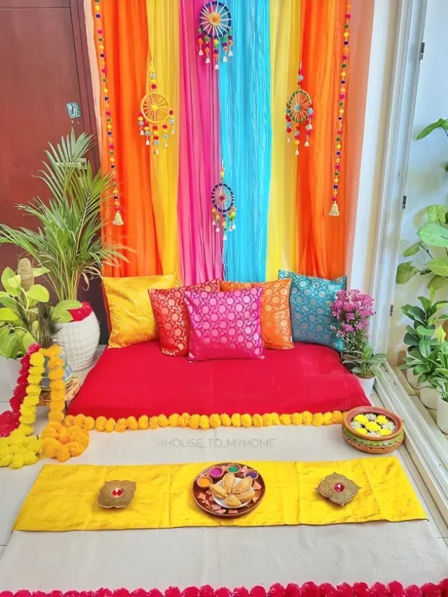 Holi Special Home Decoration Ideas with Flowers